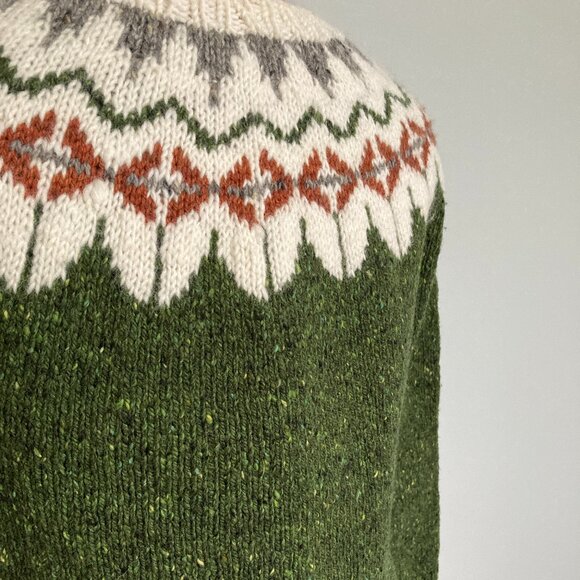 Faire Isle Sweater Hand knit Small - Picture 8 of 9